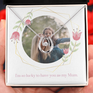 Mother's Day Lucky Horseshoe Necklace