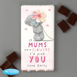 Personalised Me To You If... Were Flowers Milk Chocolate Bar