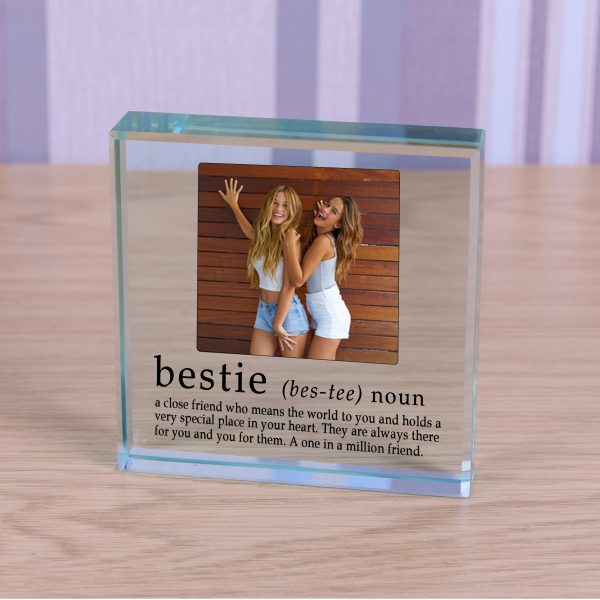Personalised Glass Token - Bestie