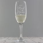 Personalised Maid of Honour Flute Glass