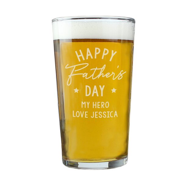 Personalised Father's Day Pint Glass - Image 3