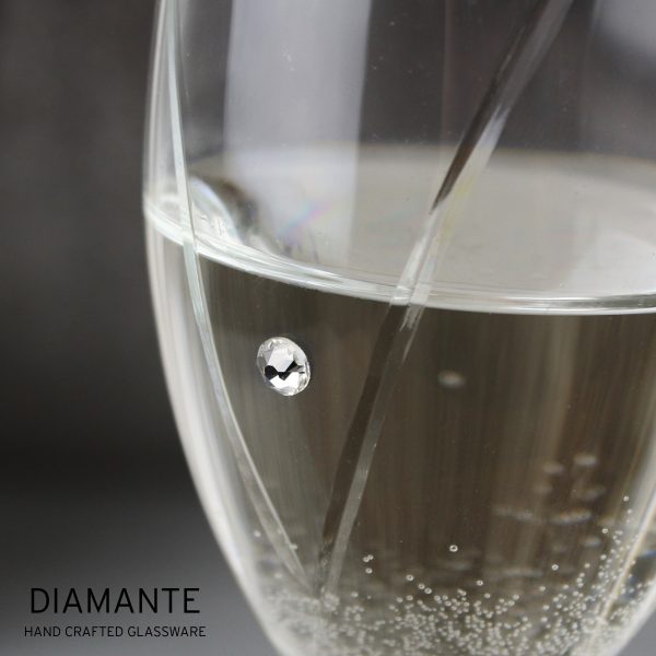 Personalised Hand Cut Heart Celebration Pair of Flutes with Gift Box - Image 7