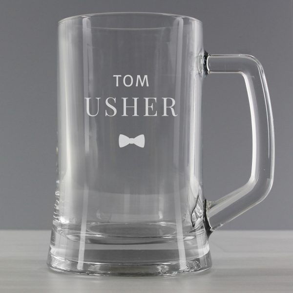 Personalised Usher Pint Stern Tankard