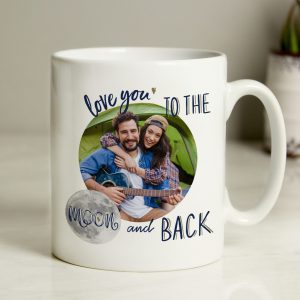 Personalised Moon & Back Photo Upload Mug