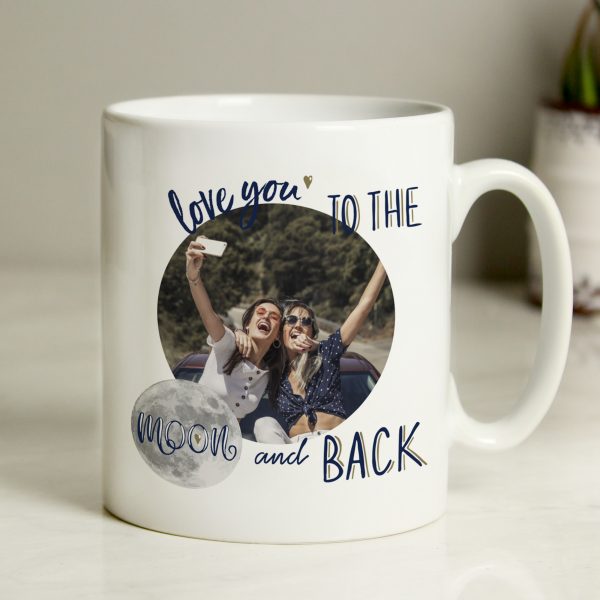 Personalised Moon & Back Photo Upload Mug - Image 5