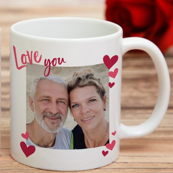 Personalised Love You Photo Upload Mug - Image 3