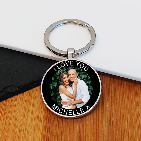 Photo Upload and Message Key Ring - Image 3