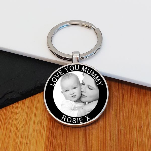 Love You Mummy Photo And Message Key Ring - Image 3
