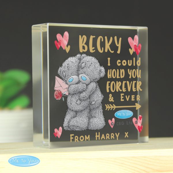 Personalised Me To You Hold You Forever Crystal Token - Image 4