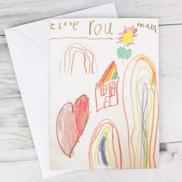 Personalised Childrens Drawing Photo Upload Card - Image 11