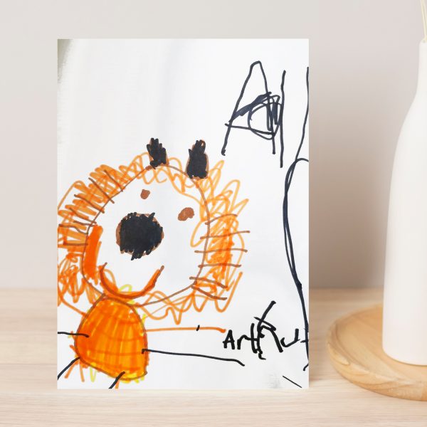 Personalised Childrens Drawing Photo Upload Card - Image 9