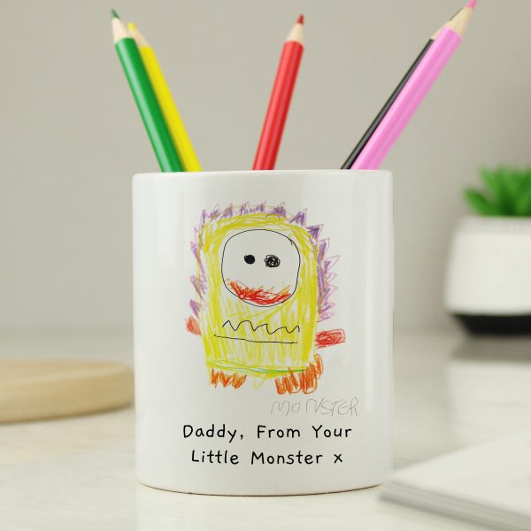 Personalised Childrens Drawing Photo Storage Pot - Image 3
