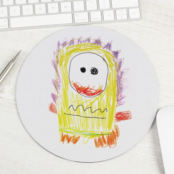 Personalised Childrens Drawing Photo Upload Mouse Mat - Image 9