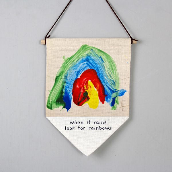 Personalised Childrens Drawing Photo Upload Hanging Banner - Image 13
