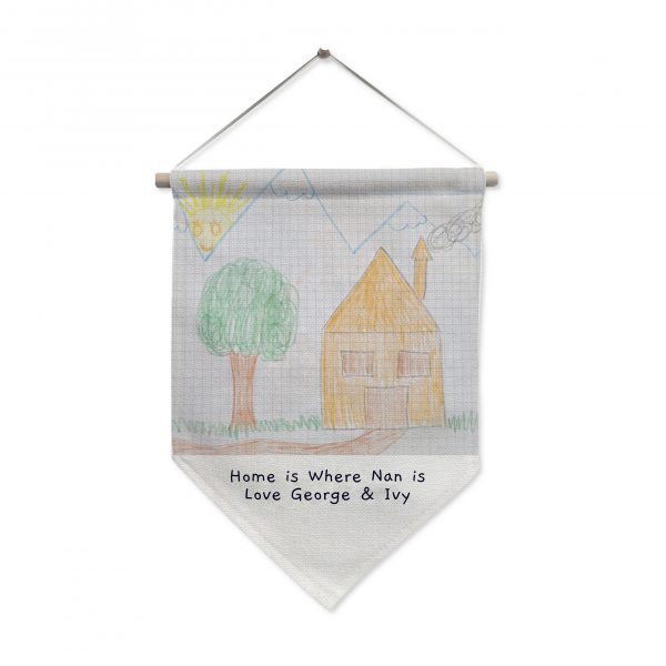 Personalised Childrens Drawing Photo Upload Hanging Banner - Image 6