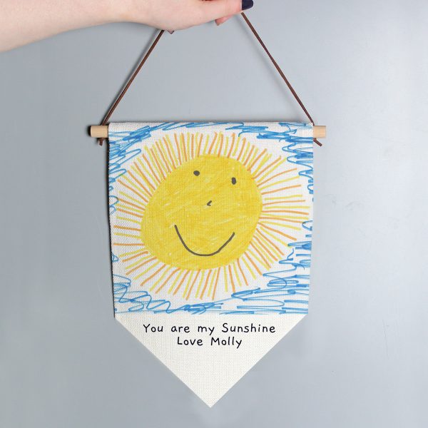 Personalised Childrens Drawing Photo Upload Hanging Banner - Image 7