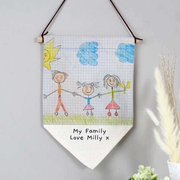 Personalised Childrens Drawing Photo Upload Hanging Banner - Image 10