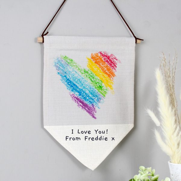 Personalised Childrens Drawing Photo Upload Hanging Banner - Image 11