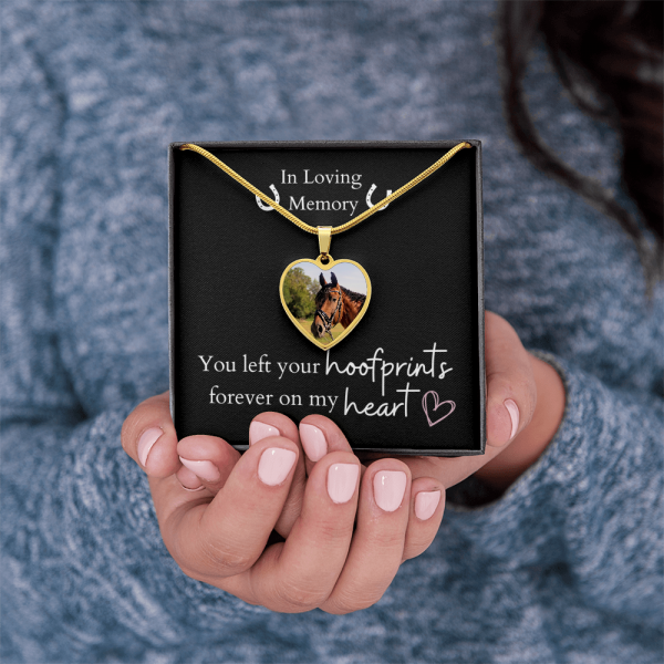 Horse Remembrance Photo Necklace - Image 6