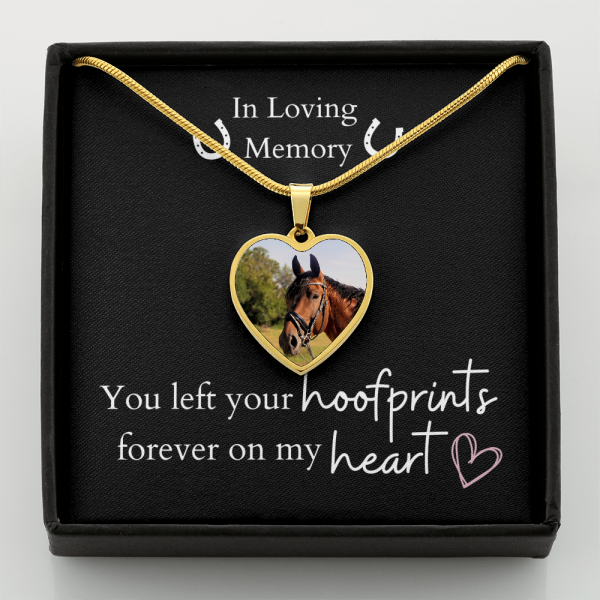 Horse Remembrance Photo Necklace - Image 8