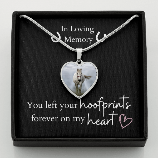 Horse Remembrance Photo Necklace - Image 4