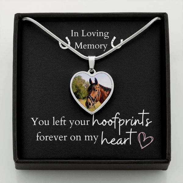 Horse Remembrance Photo Necklace - Image 3
