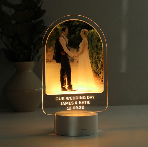 Personalised Free Text & Photo Upload LED Colour Changing Light - Image 4