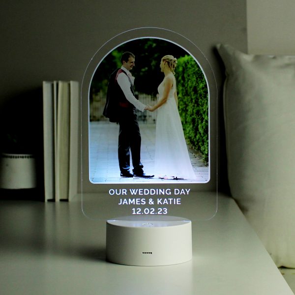 Personalised Free Text & Photo Upload LED Colour Changing Light - Image 5