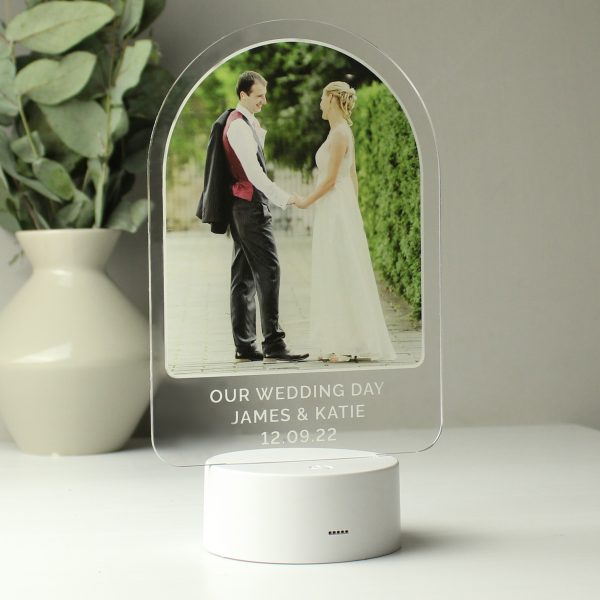 Personalised Free Text & Photo Upload LED Colour Changing Light - Image 6