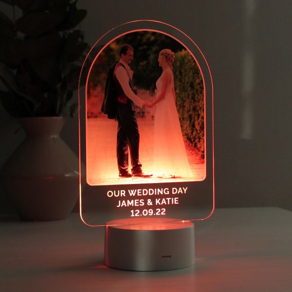 Personalised Free Text & Photo Upload LED Colour Changing Light - Image 8