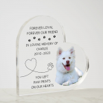 Pet Memorial Acrylic Heart