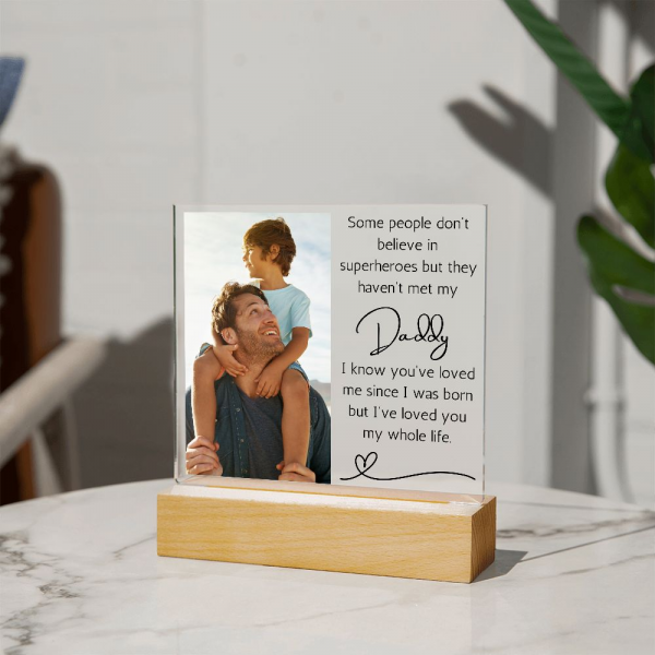 Photo Acrylic Plaque - Daddy - Image 6
