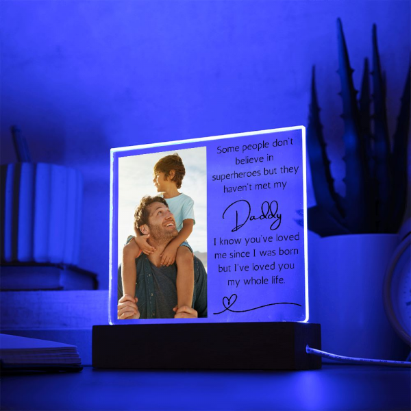 Photo Acrylic Plaque - Daddy - Image 5