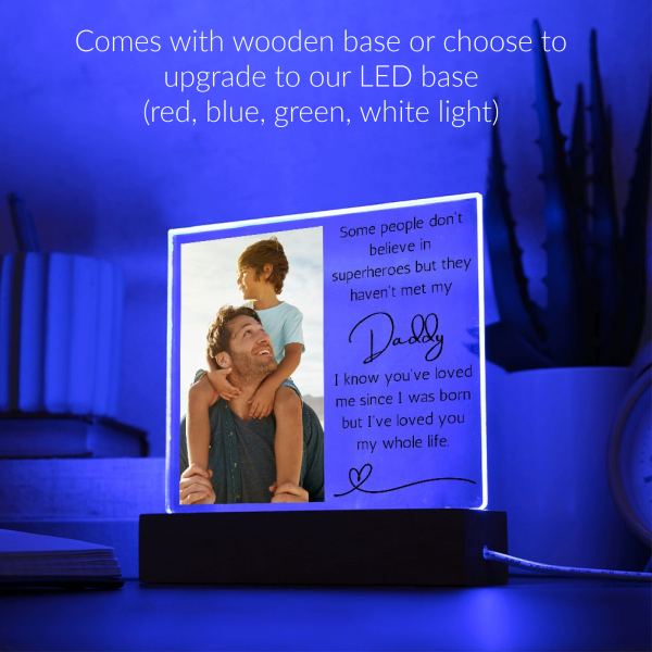 Photo Acrylic Plaque - Daddy - Image 3