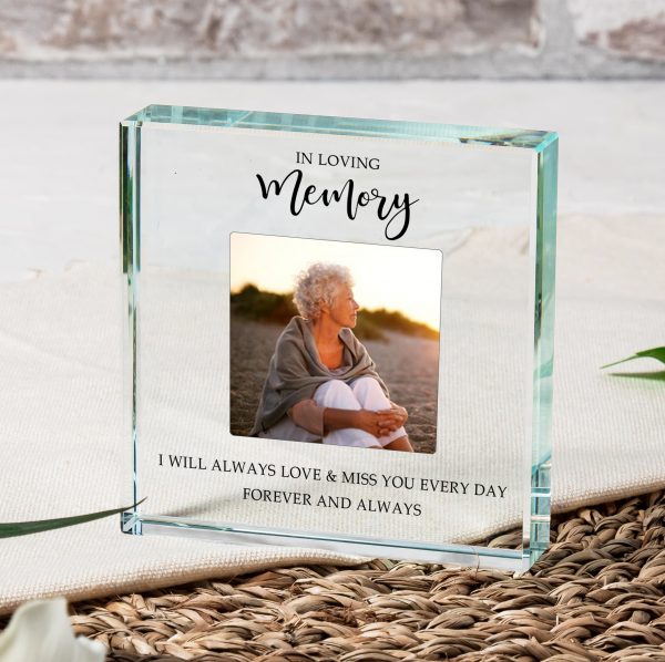 In Loving Memory Photo Crystal