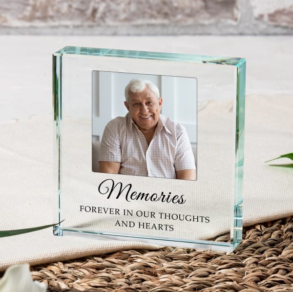Glass Block Memorial Gift