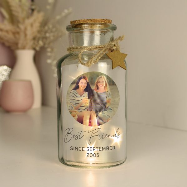 Personalised Photo Upload LED Glass Jar - Image 7