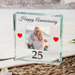 Glass Token - Happy Anniversary