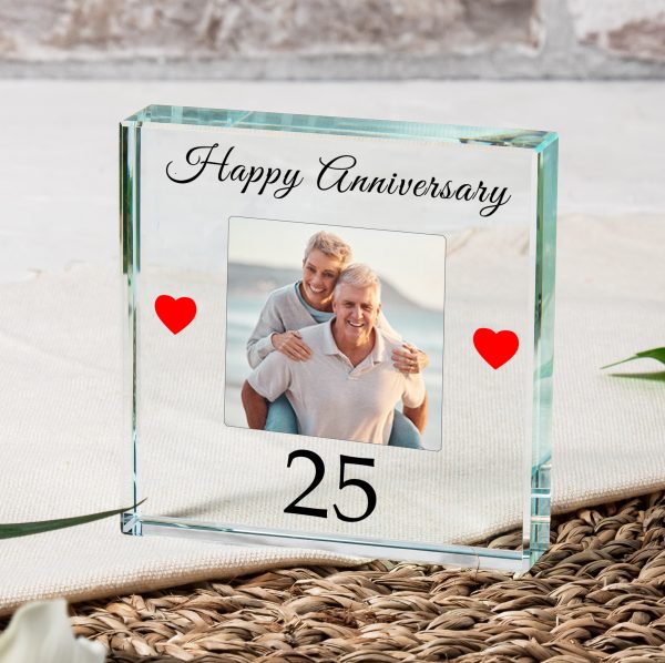 Glass Token - Happy Anniversary
