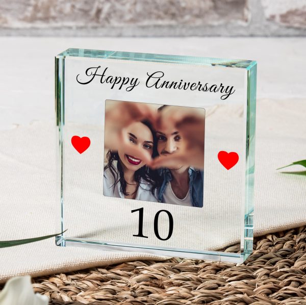 Glass Token - Happy Anniversary - Image 3