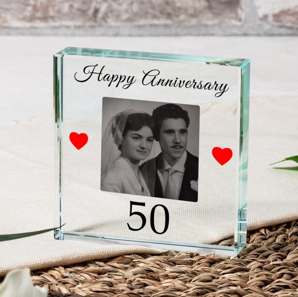 Glass Token - Happy Anniversary