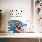 Personalised Couple's Acrylic Heart