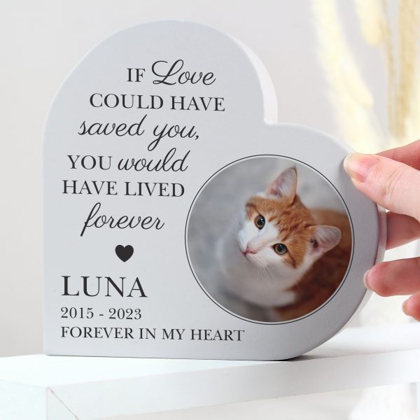 Personalised Memorial Photo Upload Heart Ornament - Image 3