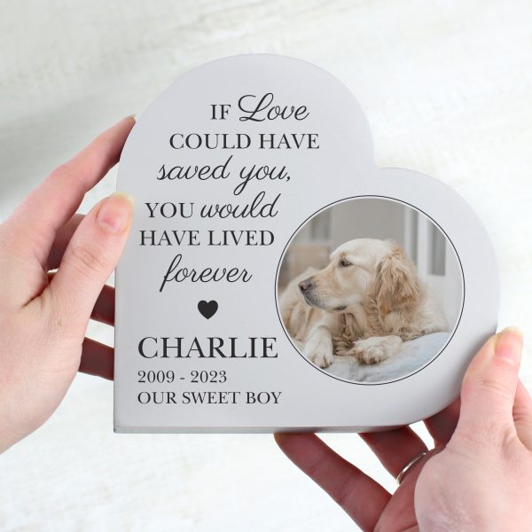 Personalised Memorial Photo Upload Heart Ornament - Image 5
