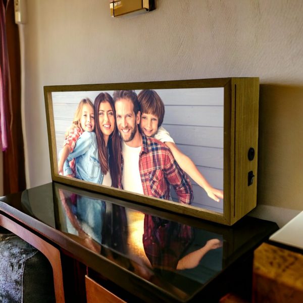 Personalised Photo Wooden Lightbox - Image 2