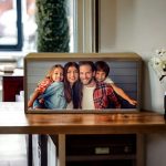 Photo Upload Wooden Lightbox
