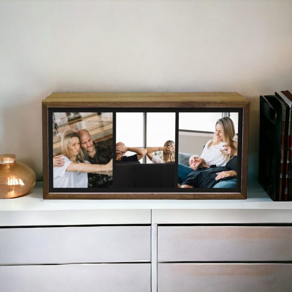 wooden photo light box