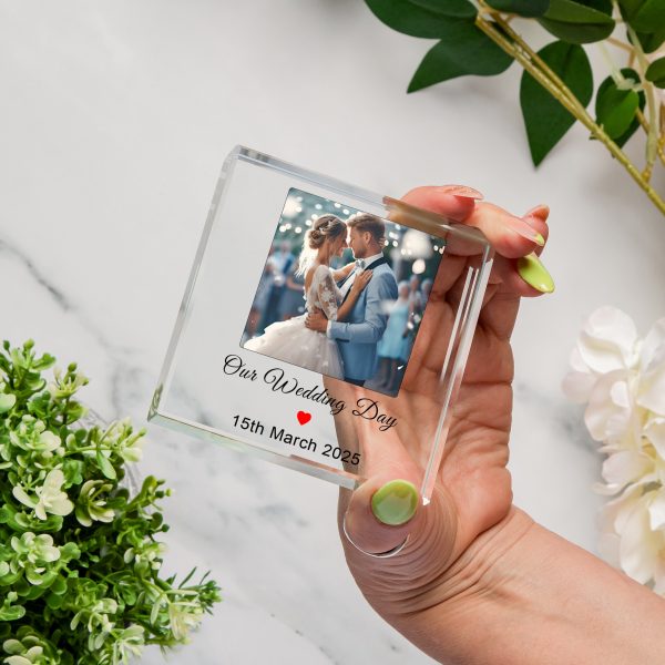 Glass Token Photo Personalised