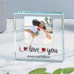 I Love You Glass Token
