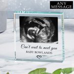 Baby Scan Keepsake Crystal